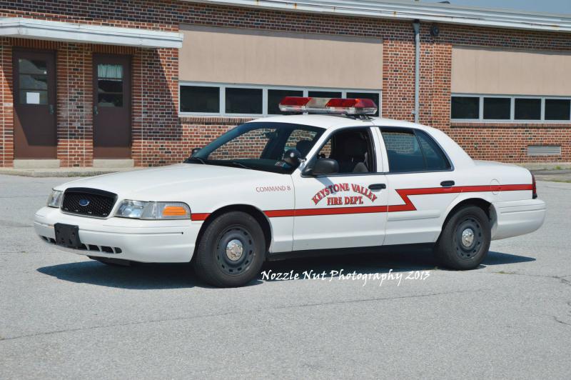 Command 8- Ford Crown-Vic, First Chief's car for KVFD. Retired and sold to private buyer in 2014. 