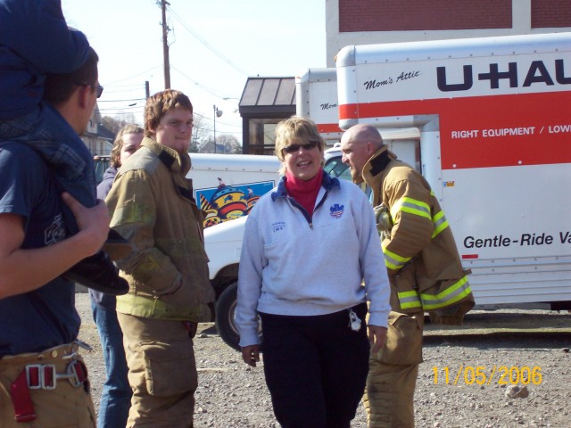 EMT Shawnee Schreiber at the Mass casualty Drill November 2006