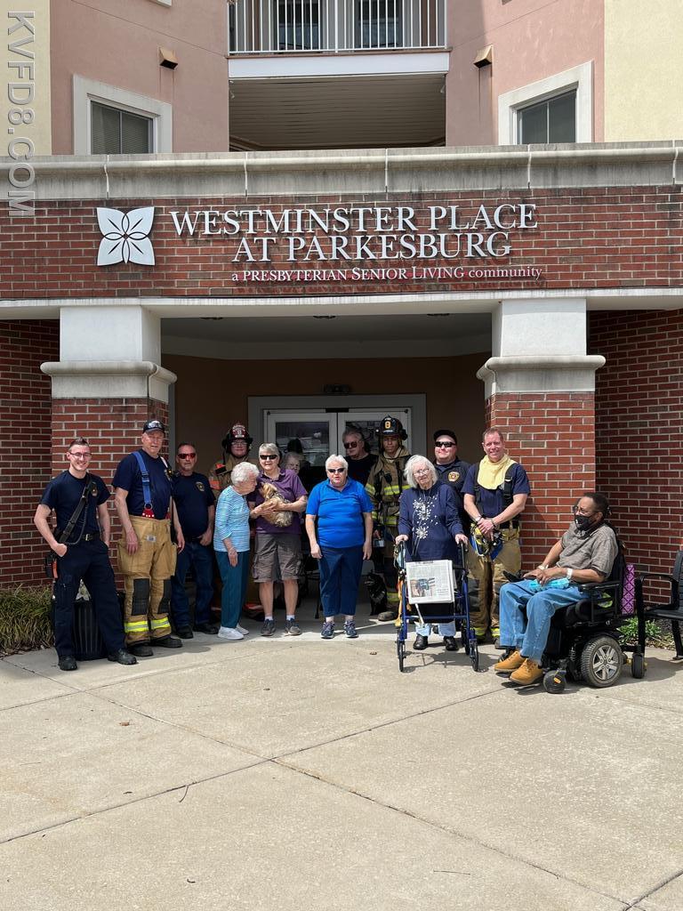 KVFD participates with residents in a group photo at Westminster 