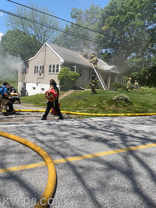 Working fire today in West Caln Township