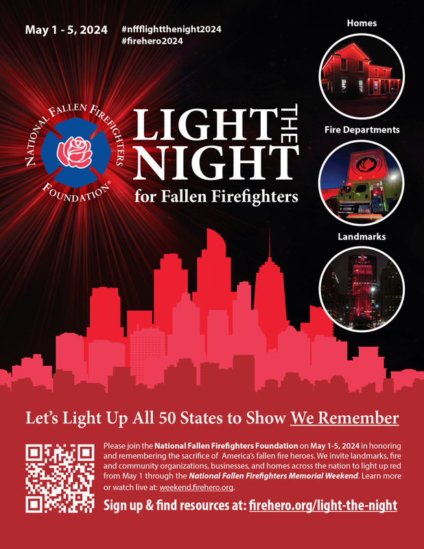 This Nationwide lighting on the first week of May is sponsored by the National Fallen